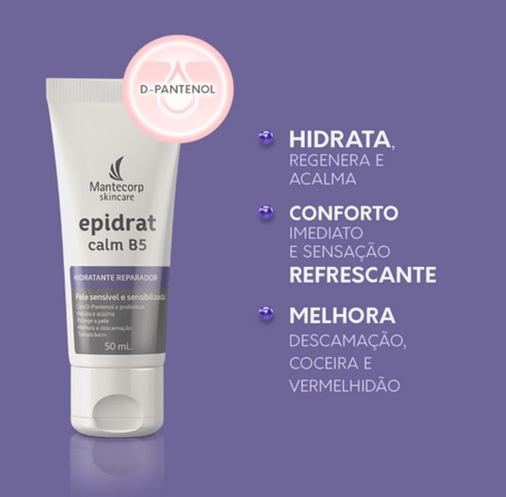 Hidratante Epidrat CALM B5 BG 50ML OR, Mantecorp Skincare /