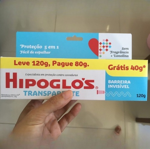 Hipoglós Transparente Creme Preventivo De Assaduras Leve 120g Pague 80g