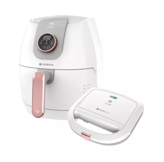 Kit Cadence Dream Rosé Gold – Fritadeira E Sanduicheira