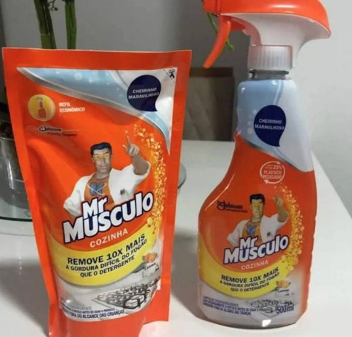 Kit Desinfetante Banheiro Mr Músculo 500ml Borrifador + Refil 400ml, Mr. Músculo