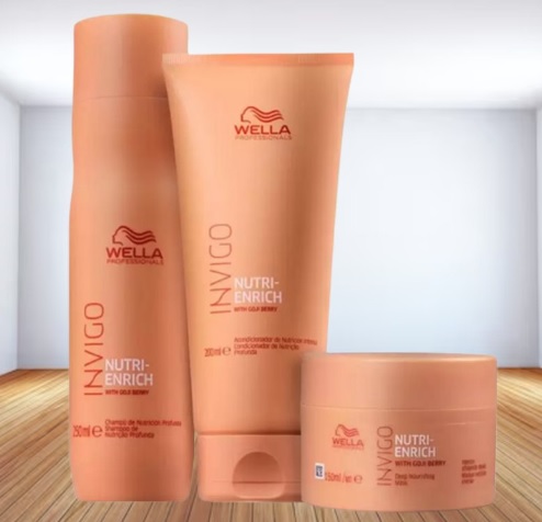 Kit Enrich Shampoo, Condicionador e Máscara – Wella – Wella Professionals