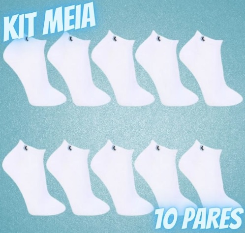 Kit Meia Cano Baixo Lupo Especial AU Walk 10 Pares
