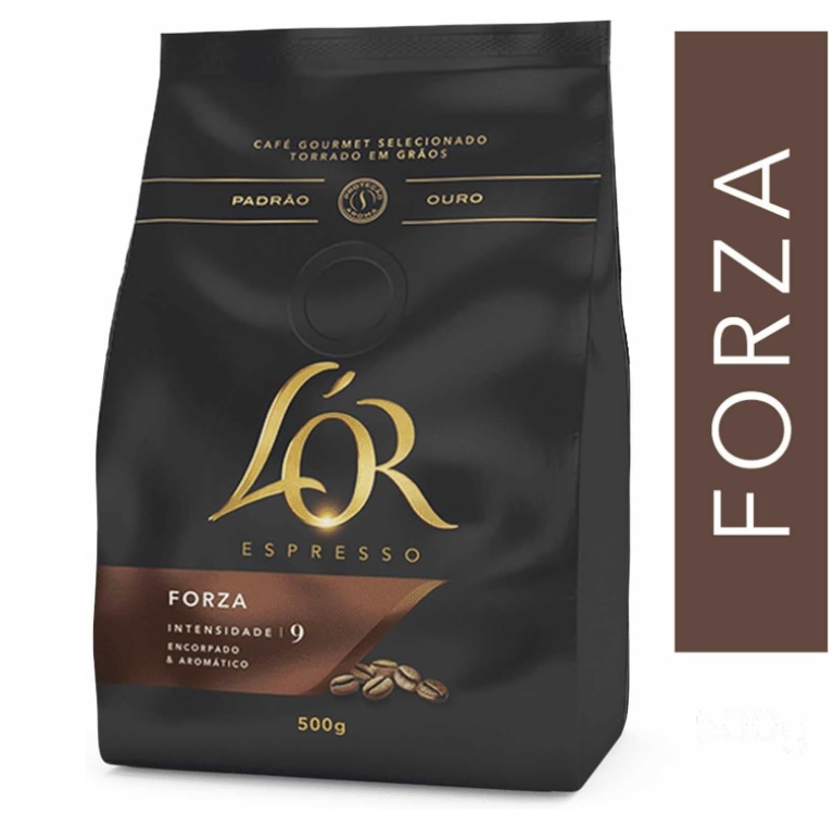 L’OR Café L’Or Grãos Forza Pouch – 500 Gramas