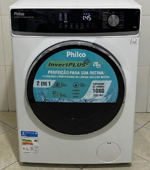 Lava e Seca Philco Inverter 10Kg Branca PLS11B 220 Volts