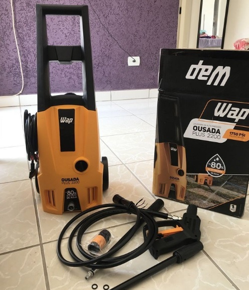 Lavadora de Alta Pressão WAP OUSADA PLUS 2200 1500W 1750 PSI/Libras