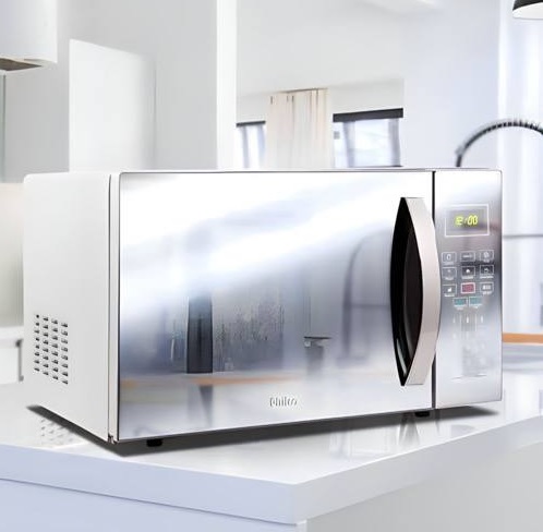 Micro-ondas 28 Litros 1400w Pmo28e Branco E Espelhado Philco 127V