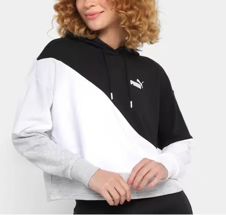Moletom Puma Power Cat Capuz Feminino