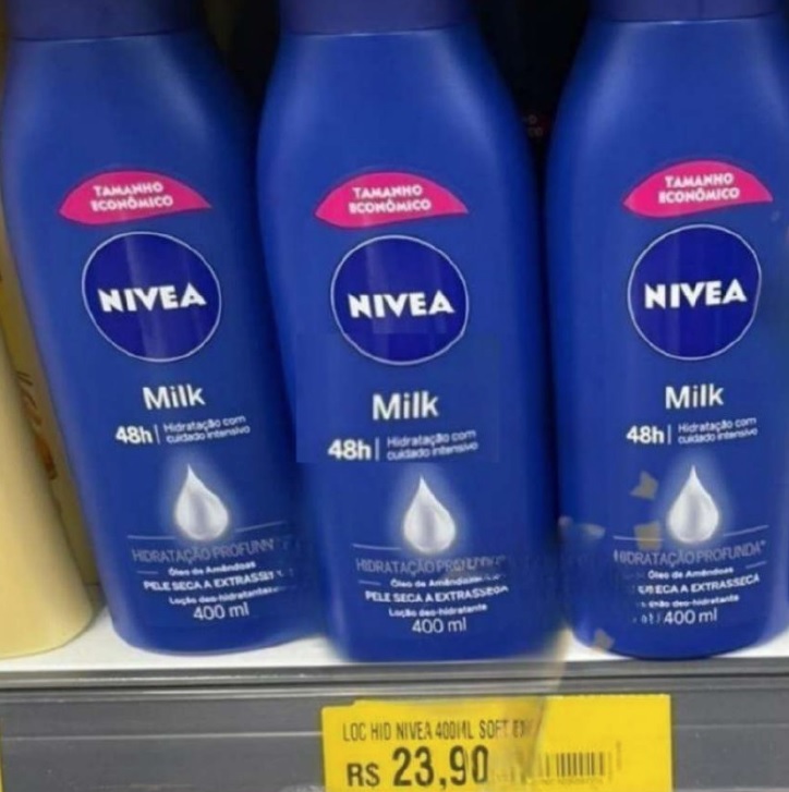 NIVEA Hidratante Corporal Milk Pele Seca – Nutrição intensa para pele seca a extrasseca, com fórmula cremosa que deixa a pele macia, cheirosa e hidratada por 48h – 400ml