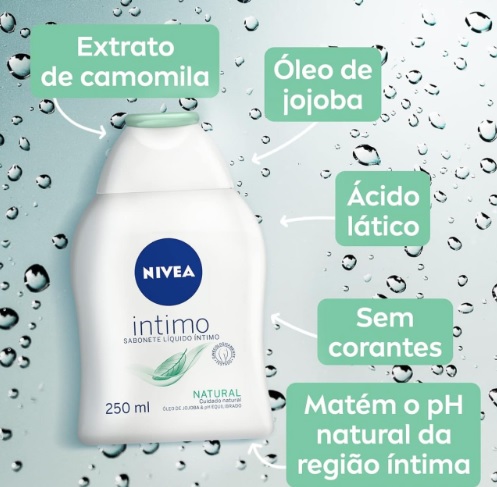NIVEA Sabonete Líquido Íntimo Natural 250ml