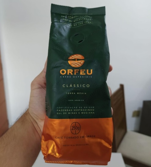 ORFEU Café Em Grãos Clássico Orfeu 250G
