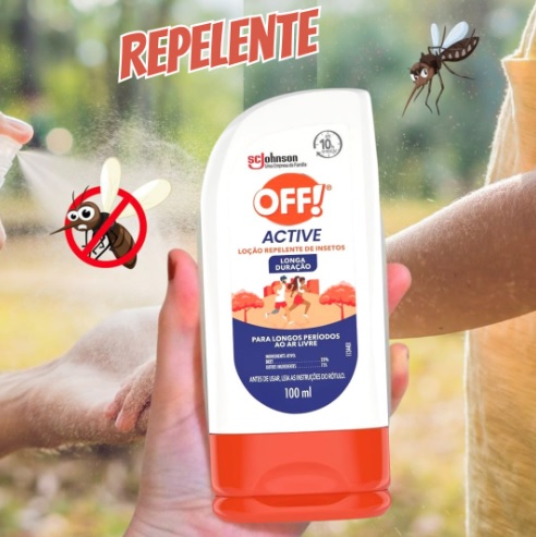 Off Repelente Active Loção 100ml