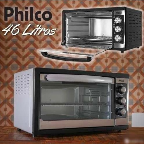Forno Elétrico Pfe48ip 46 Litros 1500w Preto Philco 127v