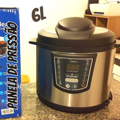 Panela de Pressão Elétrica 6 L Digital Inox Midea