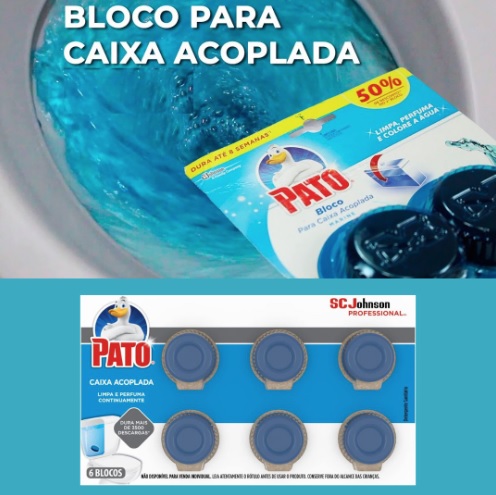 Pato Desodorizador Sanitário Caixa Acoplada Marine 40g com 6 unidades