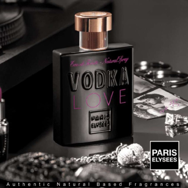 Perfume Importado Paris Elysees Eau De Toilette Feminino Vodka Love 100ml