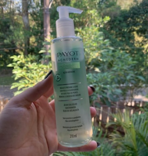 Sabonete Higienizante Acnederm, PAYOT, Verde, 210 ml