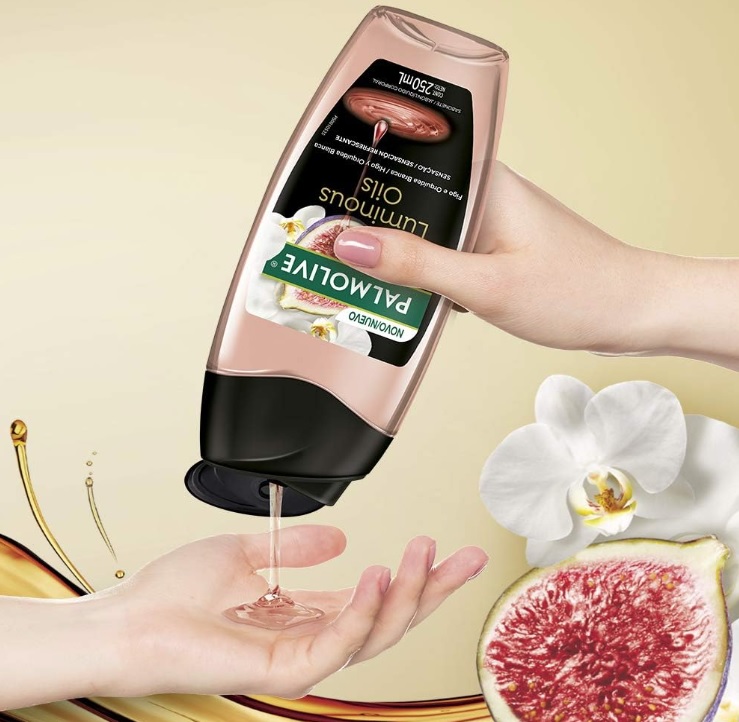 Sabonete Líquido Para o Corpo Palmolive Luminous Oils Sensação Refrescante 250Ml, Palmolive