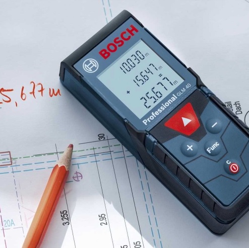 Trena Laser Bosch GLM 40 Alcance 40m Com Bolsa Protetora