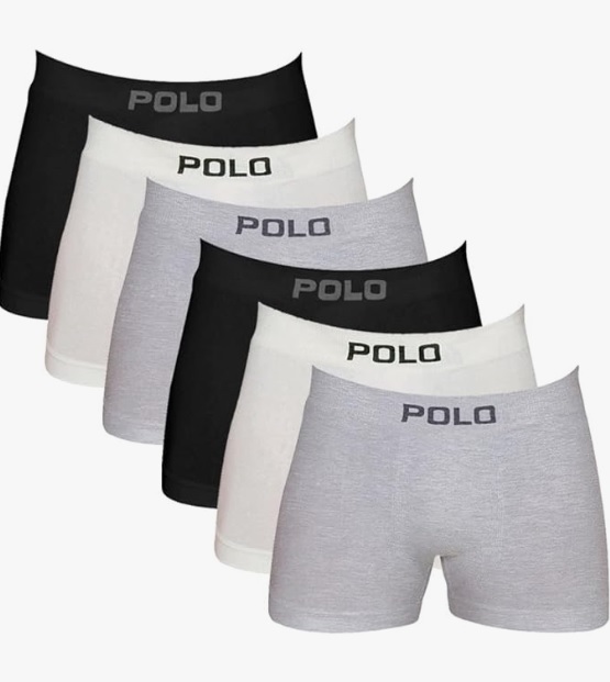 6 Cuecas Boxer Algodão Box Masculina Cotton 781 Full – V1