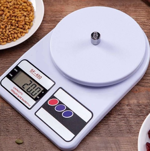 Balança Digital de Cozinha, SF-400, Até 10 kg, Escala 1 grama