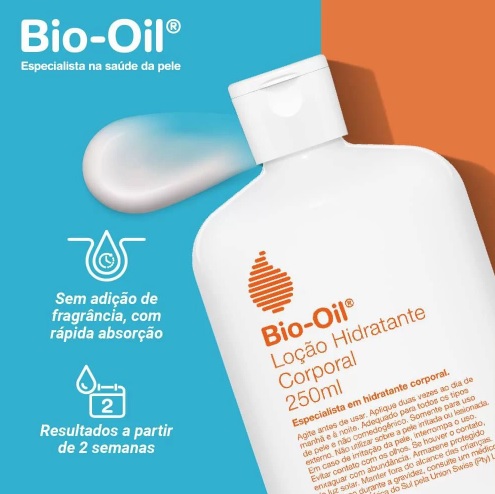 Bio Oil LOÇÃO HIDRATANTE CORPORAL PARA PELE SECAS E RESSECADAS 250ML