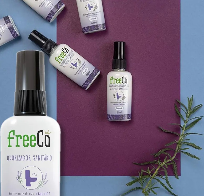 Bloqueador De Odores Sanitarios Freecô Lavanda 60 Ml
