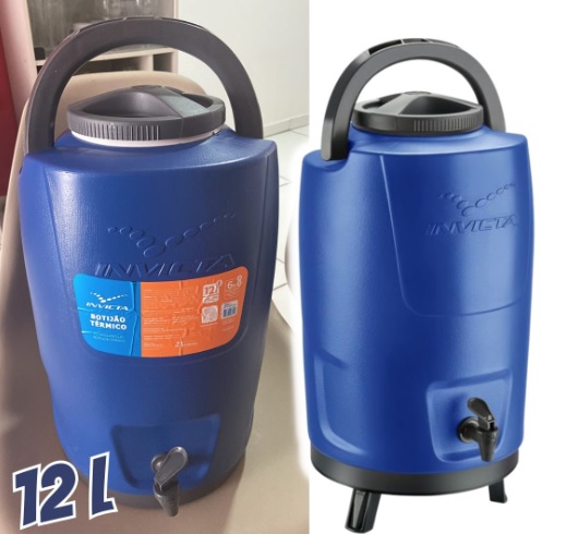 Botijão Térmico 12 Litros Azul Royal