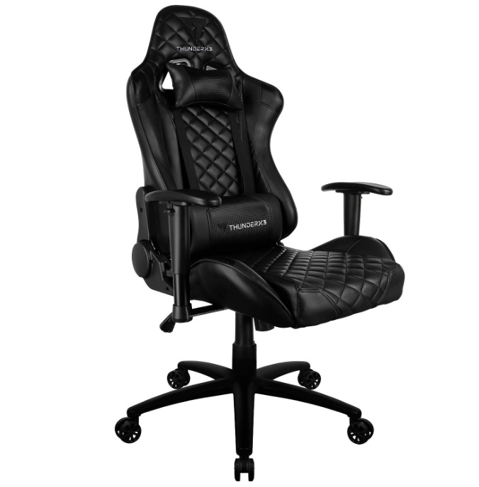 Cadeira Gamer Profissional TGC12 Preta ThunderX3.