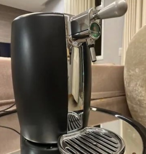 Chopeira Elétrica Krups, compativel com barril Heineken, 5 Litros, Preta, B101, 127V