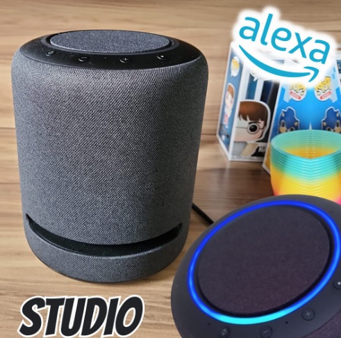 Echo Studio , O som mais extraordinário com Alexa , com Dolby Atmos e tecnologia de processamento de áudio espacial , Cor preta