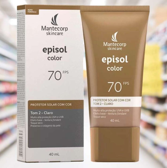 Episol Color Mantecorp Skincare – Protetor Solar Com Cor Fps70