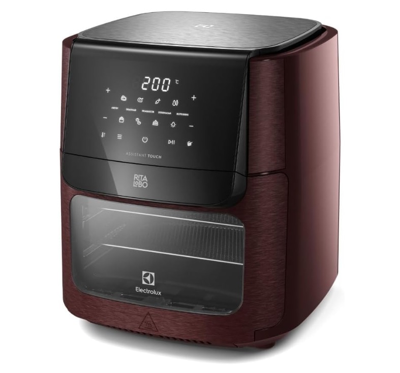 Fritadeira Elétrica sem oleo Forno Oven Airfryer 12L digital Electrolux