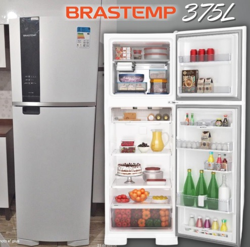 Geladeira Brastemp Frost Free Duplex 375 Litros Cor Branca C