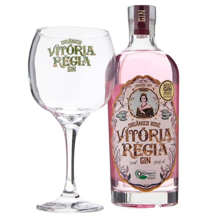 Gin Vitória Régia Rosé 750Ml