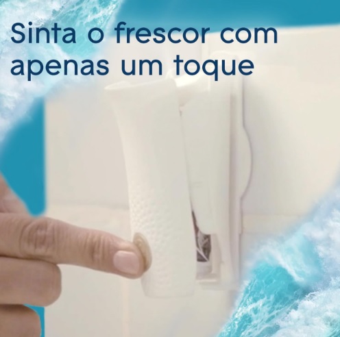 Glade Aromatizador de Ambiente Toque de Frescor Aparelho + Refil Sombra e Agua Fresca 12ml