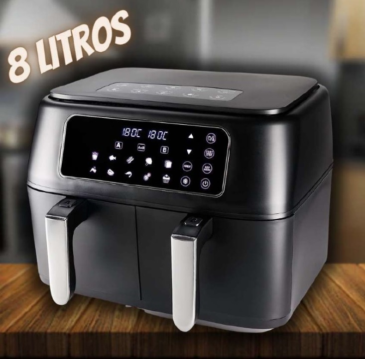 Hamilton Beach Fritadeira Duas Cestas Air Fryer 8L