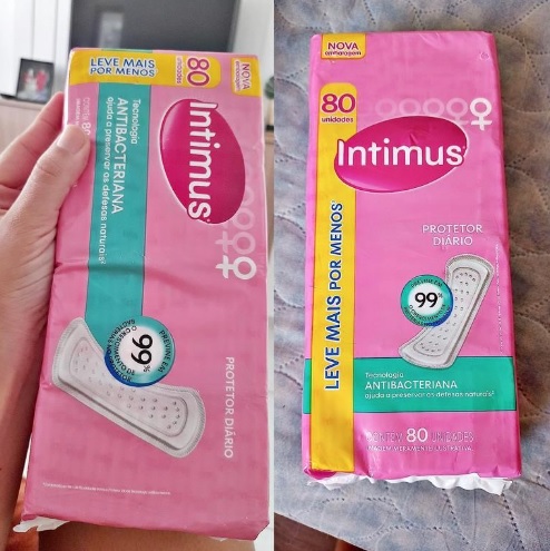 Intimus Protetor Diário Days Antibacteriana, 80 Unidades