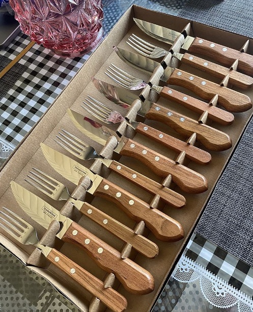JOGO CHURRASCO INOX 12PC DYNAMIC