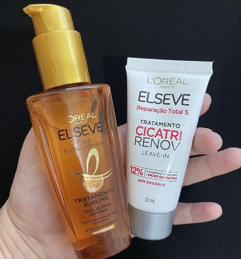 Kit Óleo Extraordinário L’Oréal Paris + Leave-in de Tratamento Cicatri Renov, L’Oréal Paris