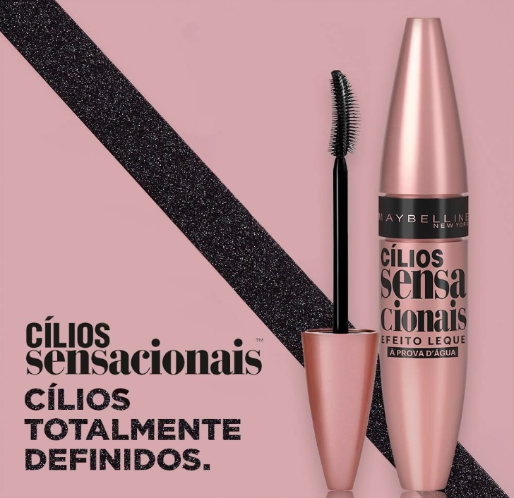 Máscara De Cílios Maybelline NY Lash Sensational À Prova D’Água