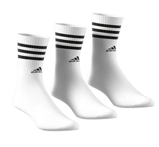 Meias 3-Stripes 3 Pares – Adidas