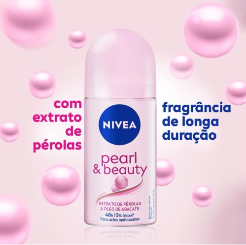 NIVEA Desodorante Antitranspirante Roll On Pearl & Beauty 50ml