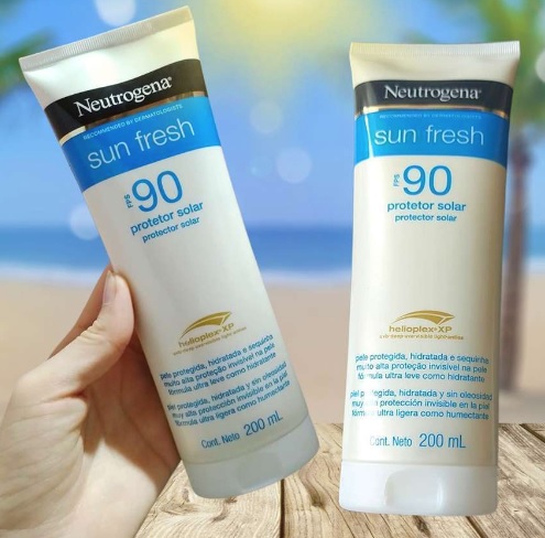 Neutrogena Sun Fresh Protetor Solar Corporal FPS 90, 200ml