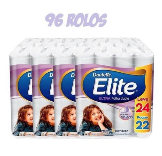 Papel Higiênico Elite Ultra Folha Dupla – 96 Rolos