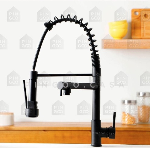 Pingoo.Casa, Torneira Para Cozinha, Misturador Monocomando, Gourmet, Com Duas Opções De Jato