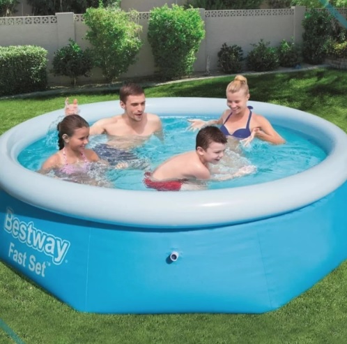 Piscina Inflável Fast Set Redonda 2100l Bestway