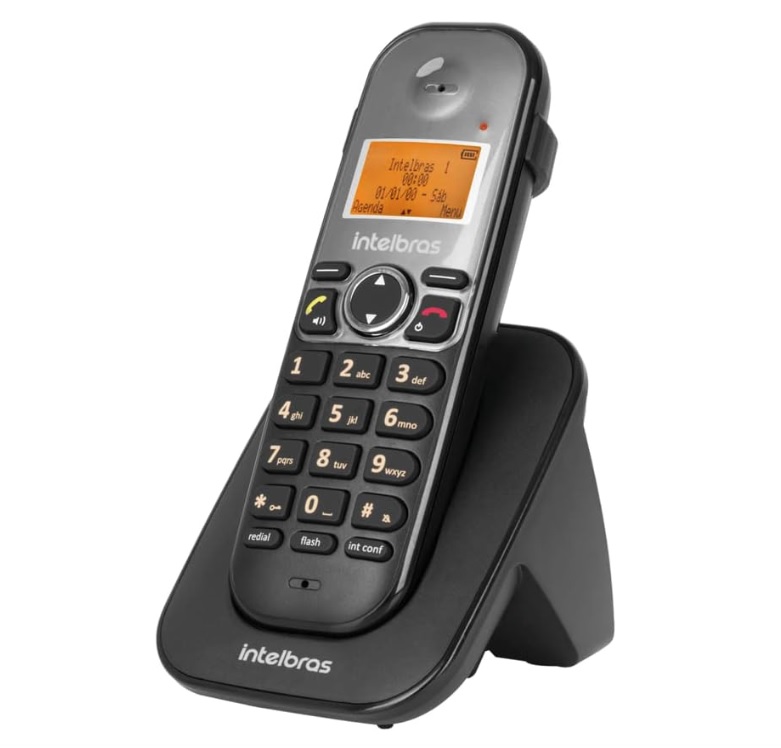 Ramal Sem Fio Digital TS 5121 Preto Intelbras