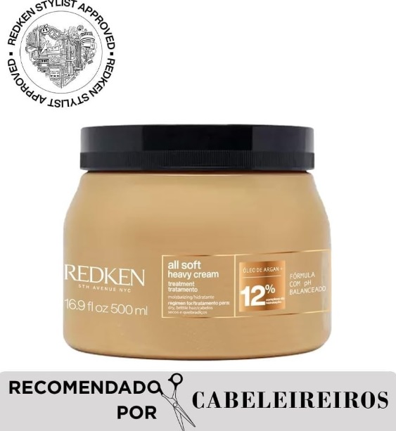 Redken All Soft Heavy Cream – Máscara de Hidratação 500ml