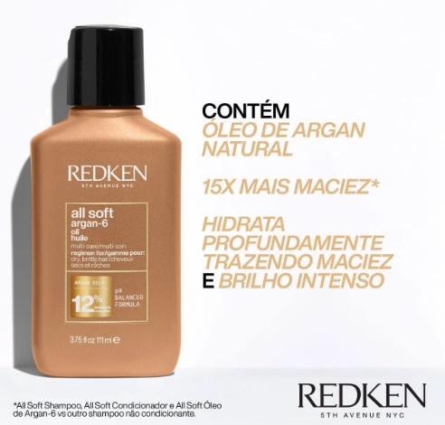 Redken Óleo Capilar All Soft Argan-6 118ml