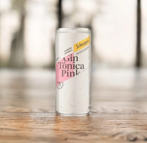 SCHWEPPES GIN TONICA PINK LT 310ML